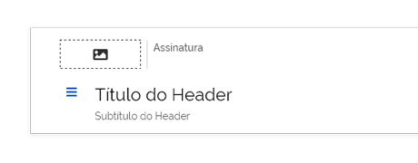 Header component